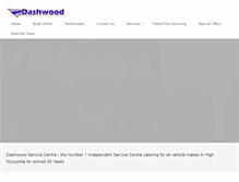 Tablet Screenshot of dashwoodservicecentre.co.uk